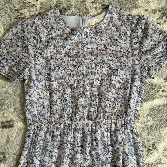 Michael Kors Floral Georgette Dress - Picture 3 of 12